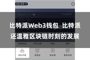 比特派Web3钱包  比特派还温雅区块链时刻的发展